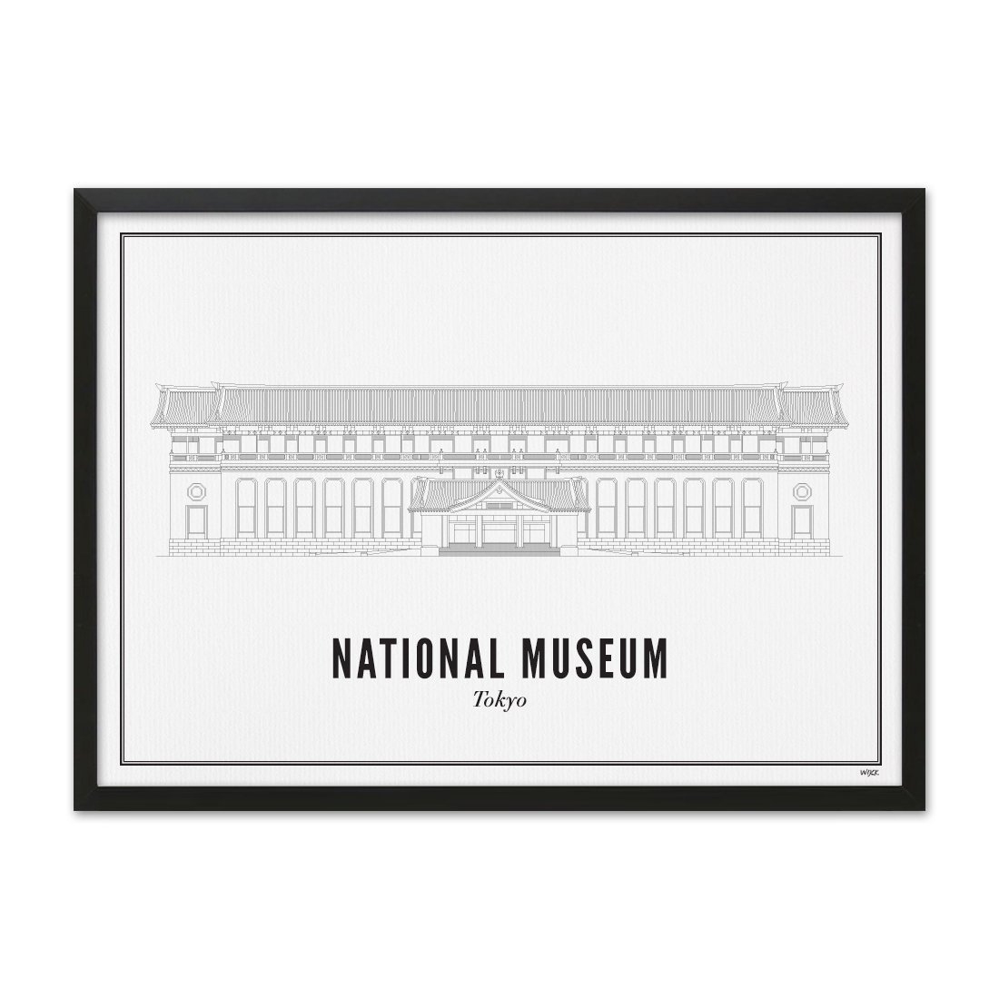 Poster of Tokyo - National Museum | WIJCK.
